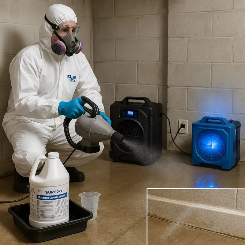 Sanitization and Odor Removal process in Dresher, PA